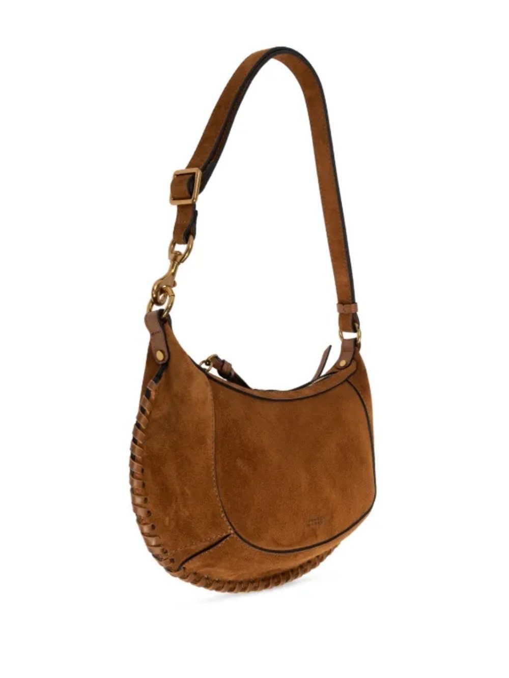 Isabel Marant Suede Oskan Moon Shoulder Bag in Brown - Picture 6 of 6
